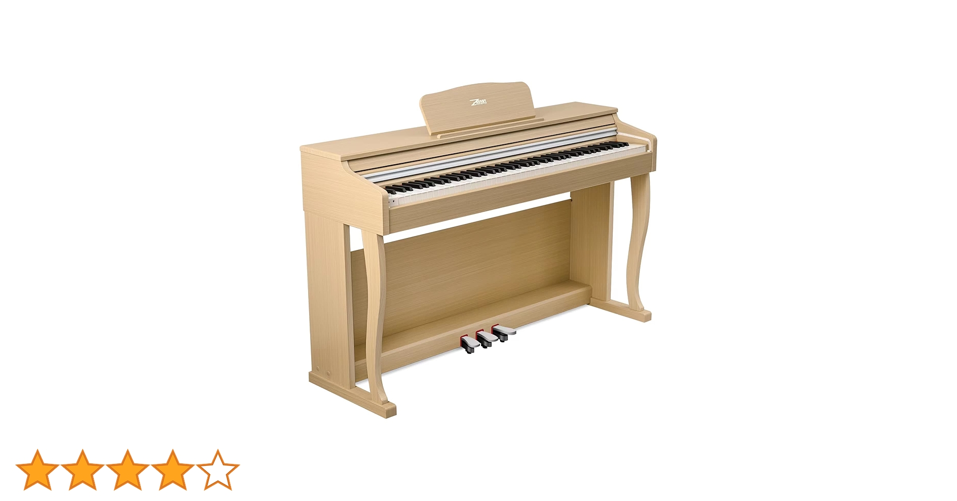 ZHRUNS Digital Piano,88 key Full Weighted Keyboard Piano